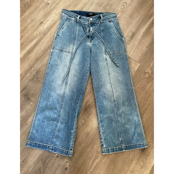 HUDSON Wide Leg Crop Jeans - Picture 6 of 8